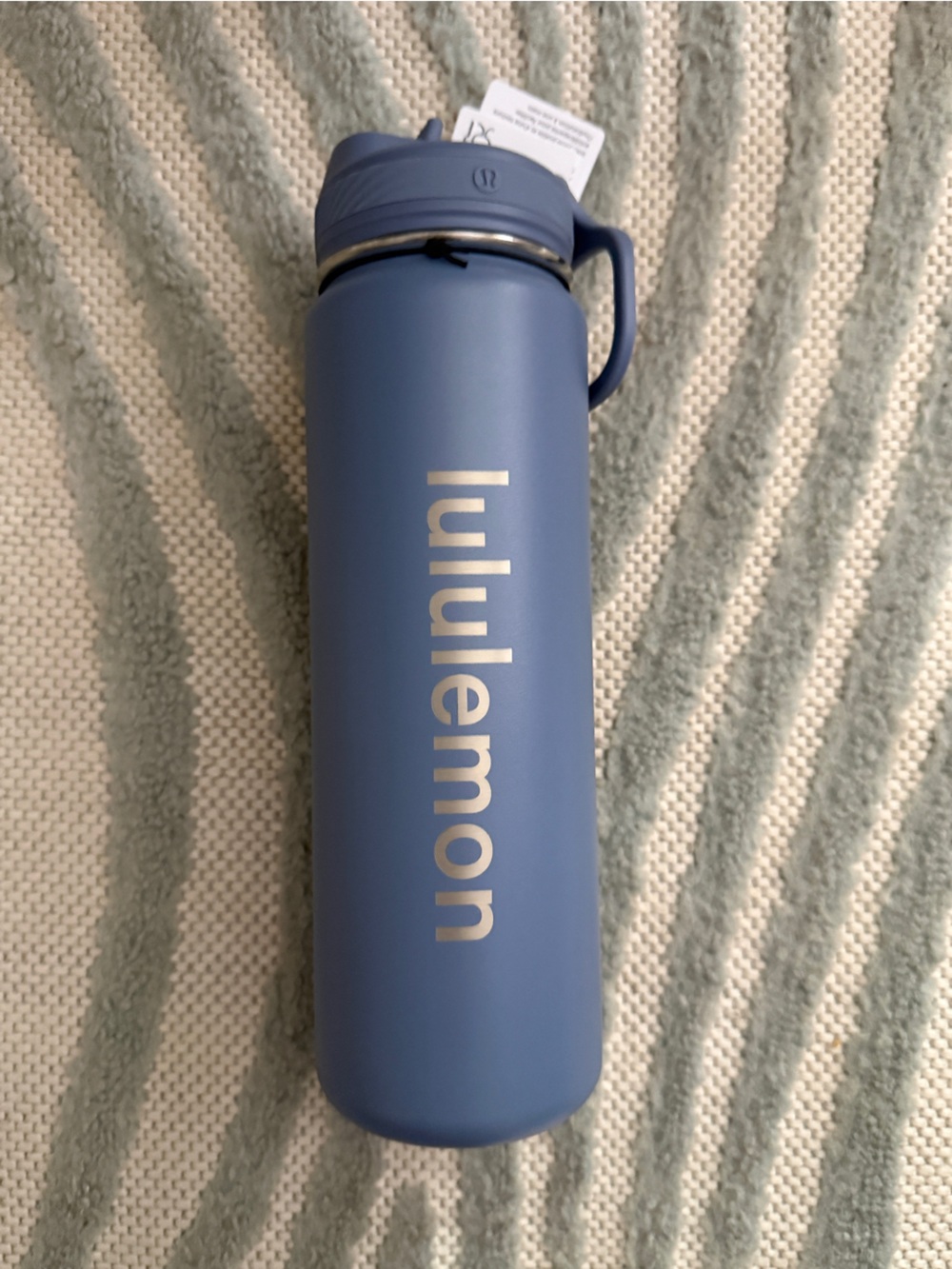NWT Lululemon Blue Stainless Water Bottle Back To Life 24oz